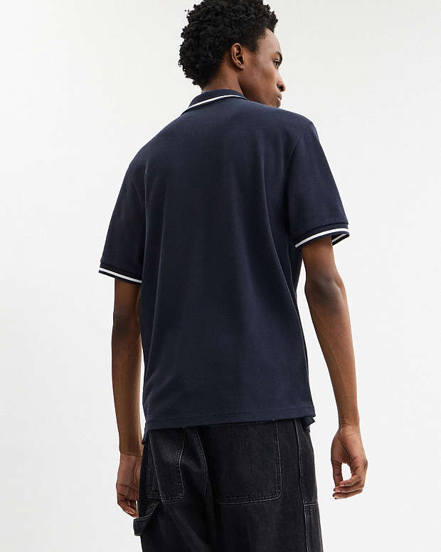 Signature Trim Polo Navy Navy