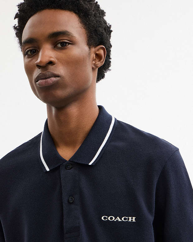 Signature Trim Polo Navy Navy
