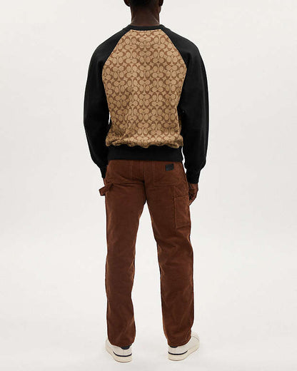 Signature Crewneck Sweatshirt Khaki Signature Khaki Signature