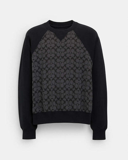 Signature Crewneck Sweatshirt Charcoal Signature Charcoal Signature