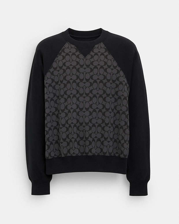 Signature Crewneck Sweatshirt Charcoal Signature Charcoal Signature