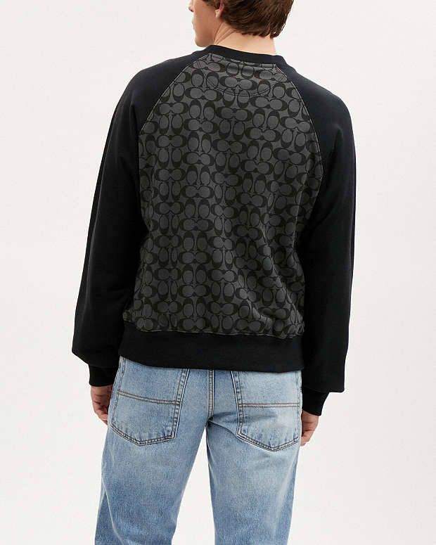 Signature Crewneck Sweatshirt Charcoal Signature Charcoal Signature