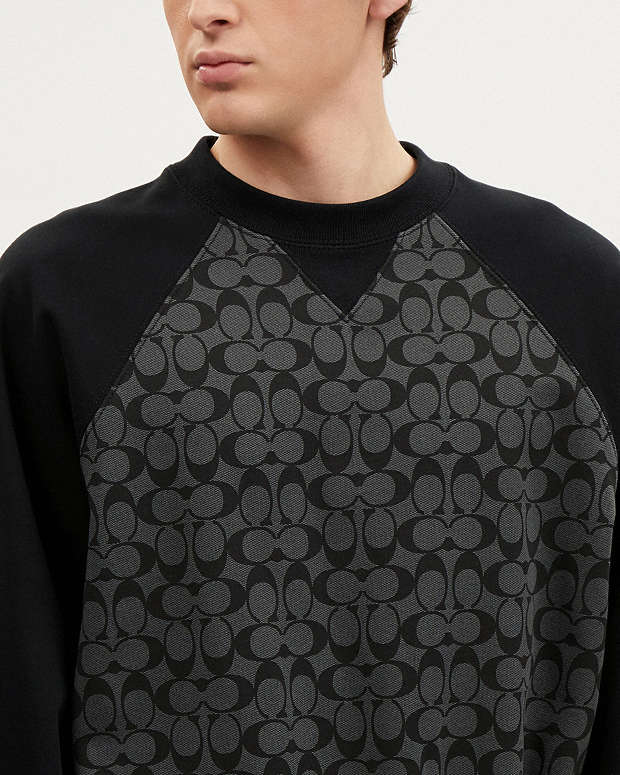 Signature Crewneck Sweatshirt Charcoal Signature Charcoal Signature