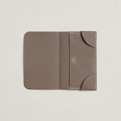  Hermes Coins De Malle Card Holder Navy