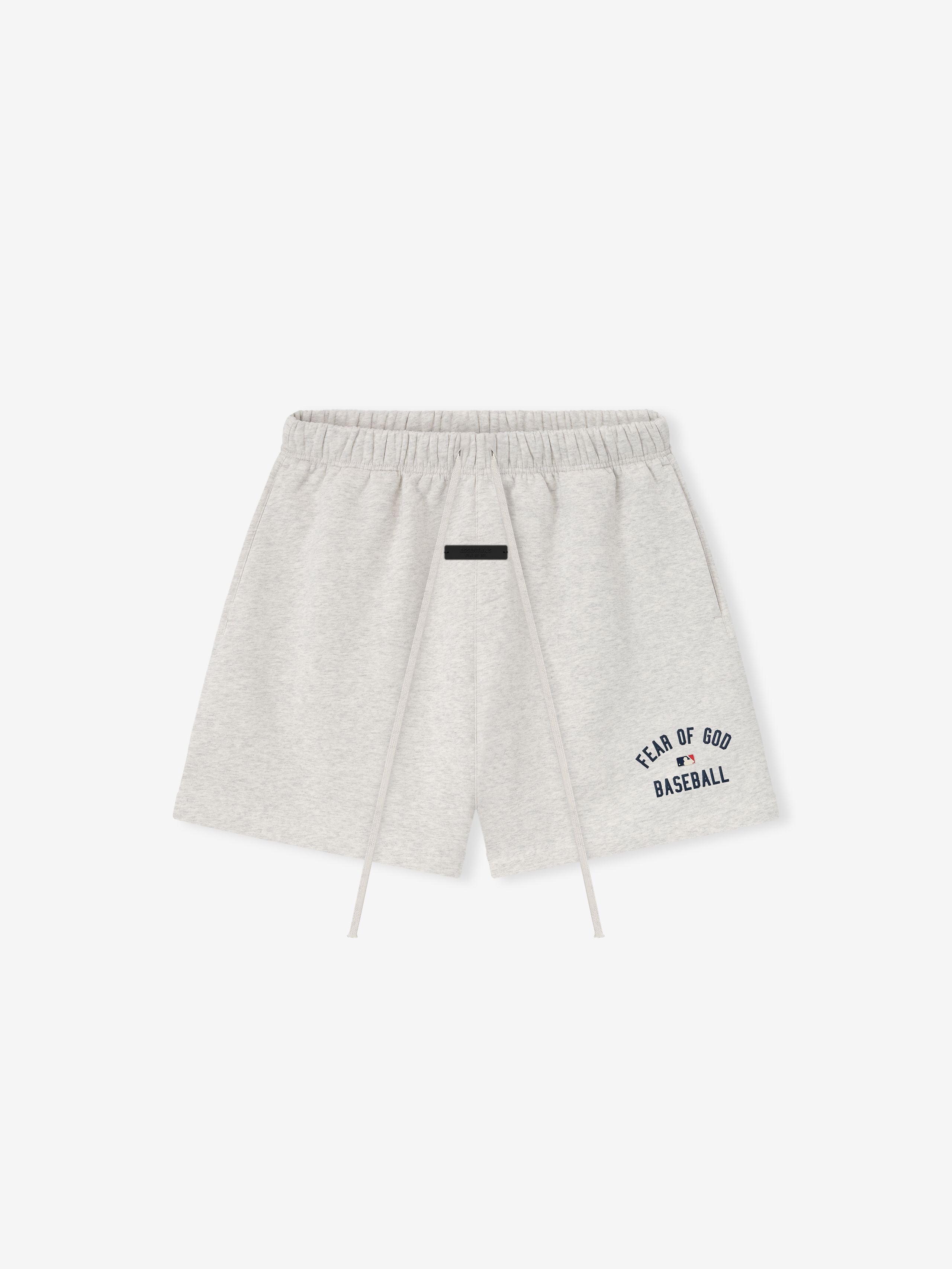 Essentials Mlb Classic Sweatshort Heather Oatmeal