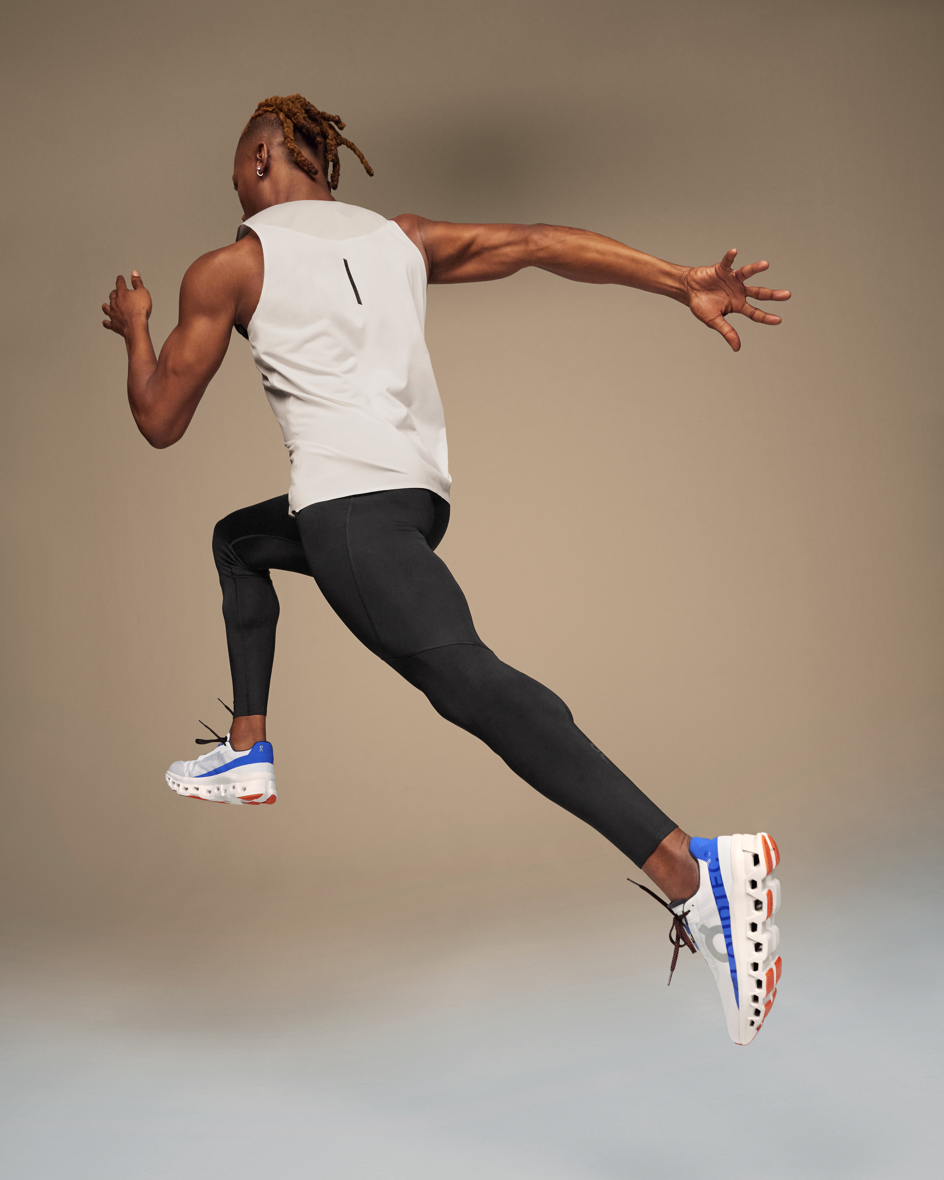on performance tights Black