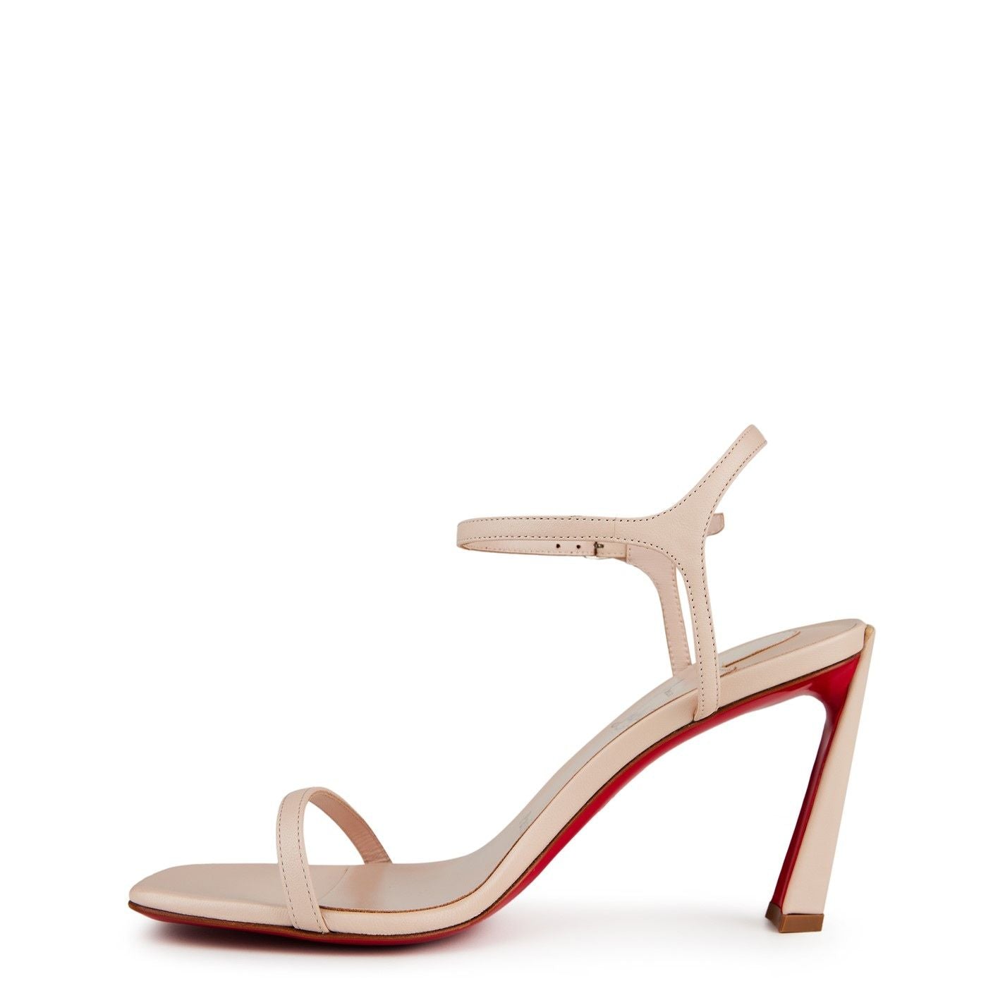  Condora 80mm Leather Sandals Leche Leche