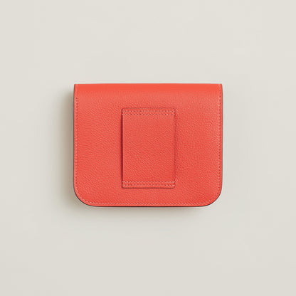  Hermes Constance Slim Bi Wallet Orange Field