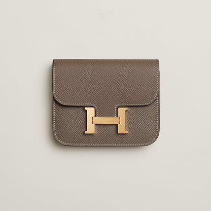  Hermes Constance Slim Wallet Alezan