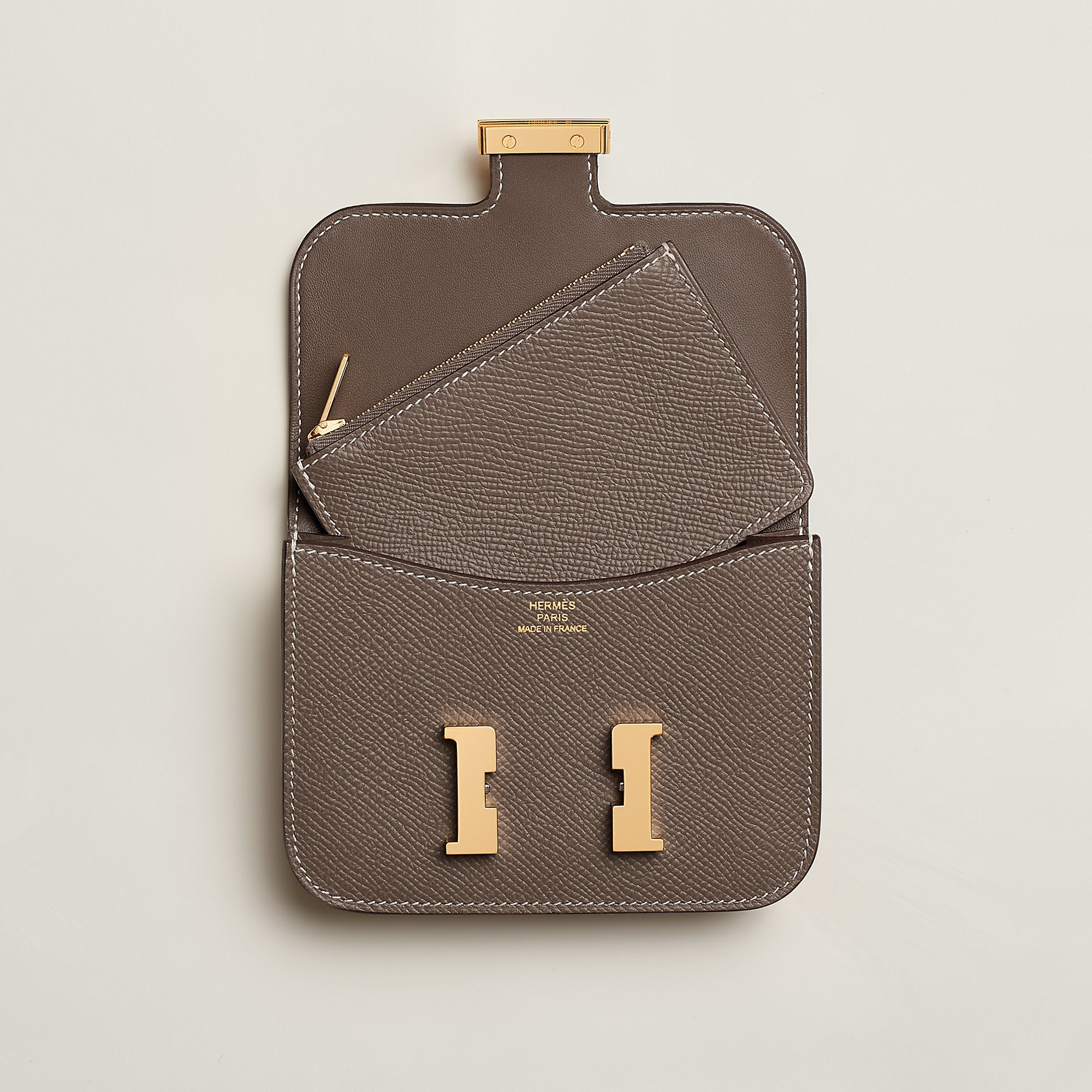  Hermes Constance Slim Wallet Alezan