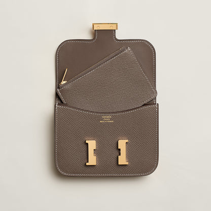 Hermes Constance Slim Wallet Alezan