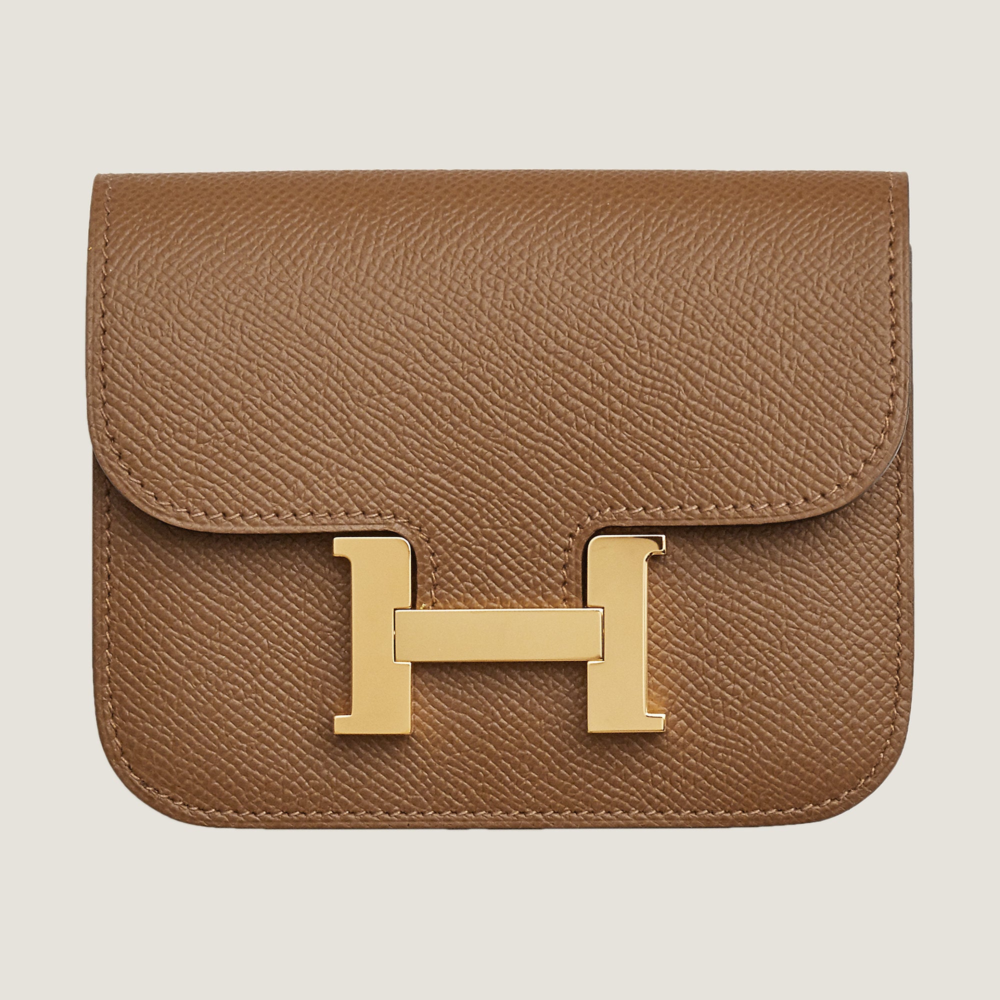  Hermes Constance Slim Wallet Alezan