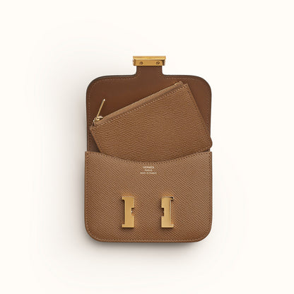  Hermes Constance Slim Wallet Alezan
