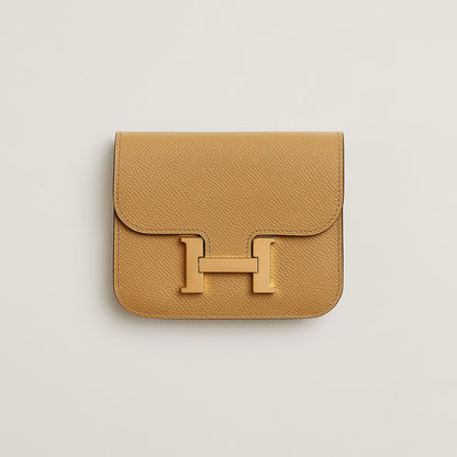  Hermes Constance Slim Wallet Alezan