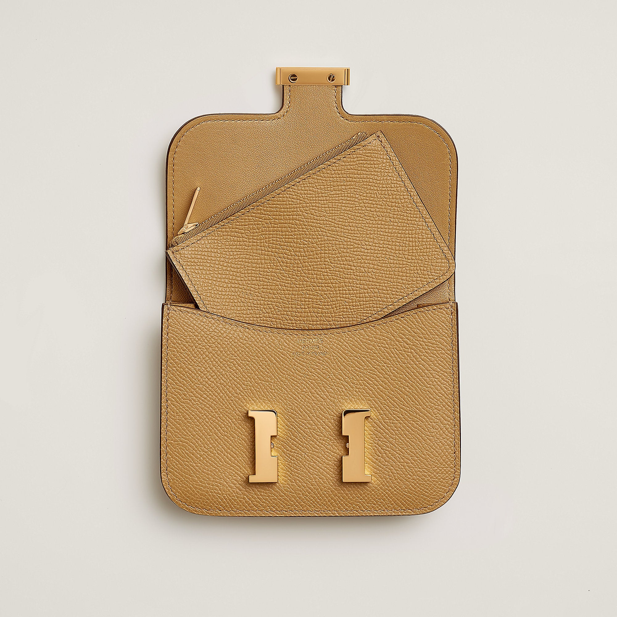  Hermes Constance Slim Wallet Alezan