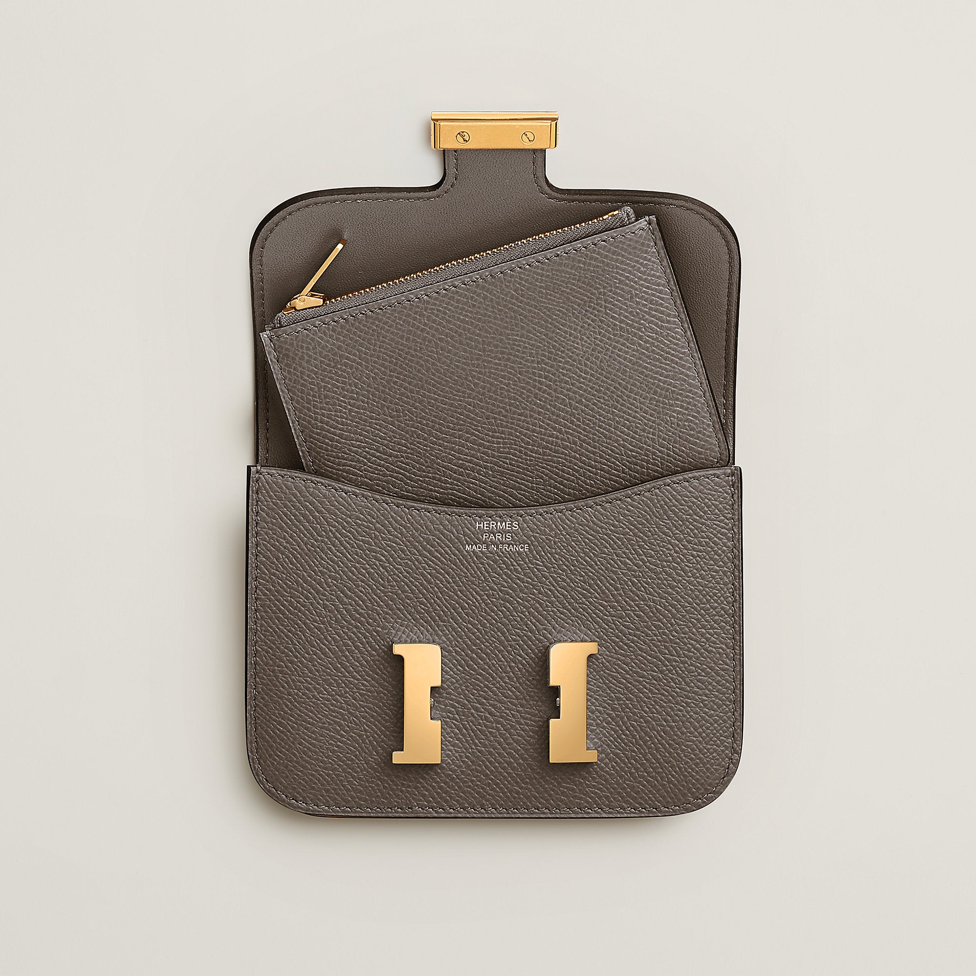  Hermes Constance Slim Wallet Alezan