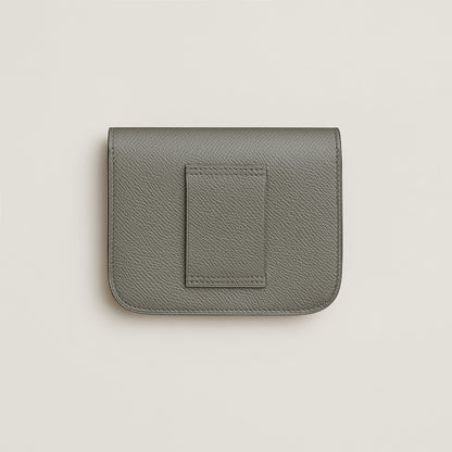 Hermes Constance Slim Wallet Gris Meyer