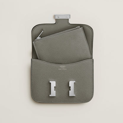  Hermes Constance Slim Wallet Gris Meyer