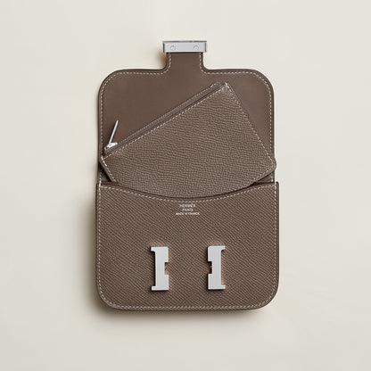  Hermes Constance Slim Wallet Toupe