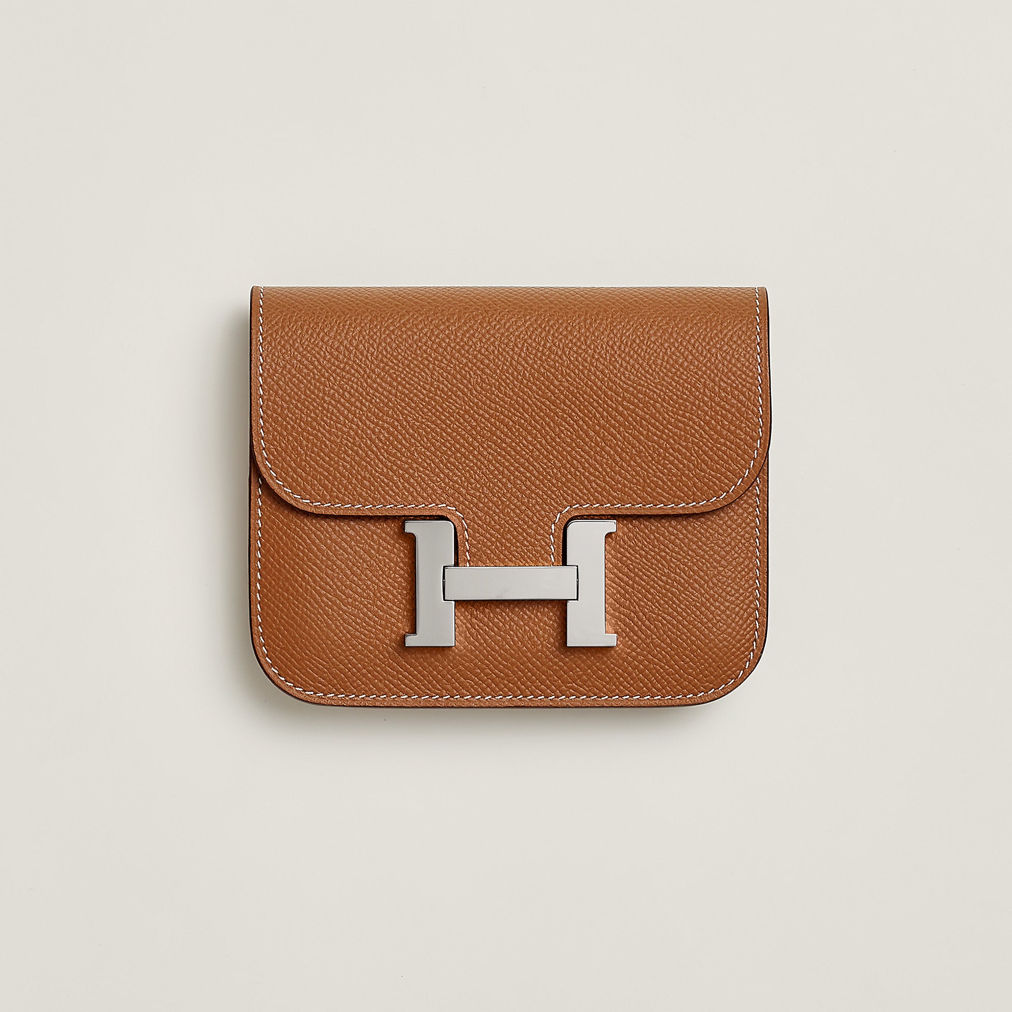  Hermes Constance Slim Wallet Alezan