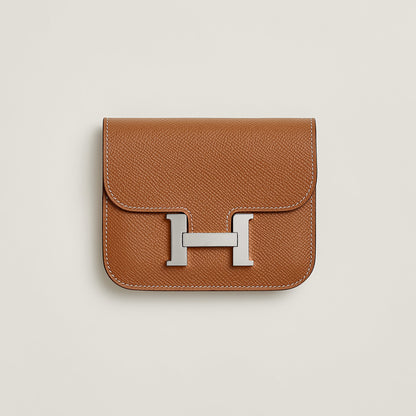  Hermes Constance Slim Wallet Alezan
