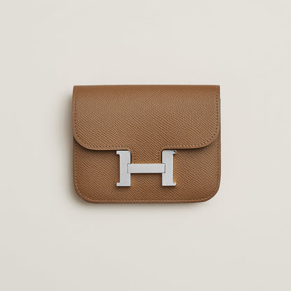  Hermes Constance Slim Wallet Alezan
