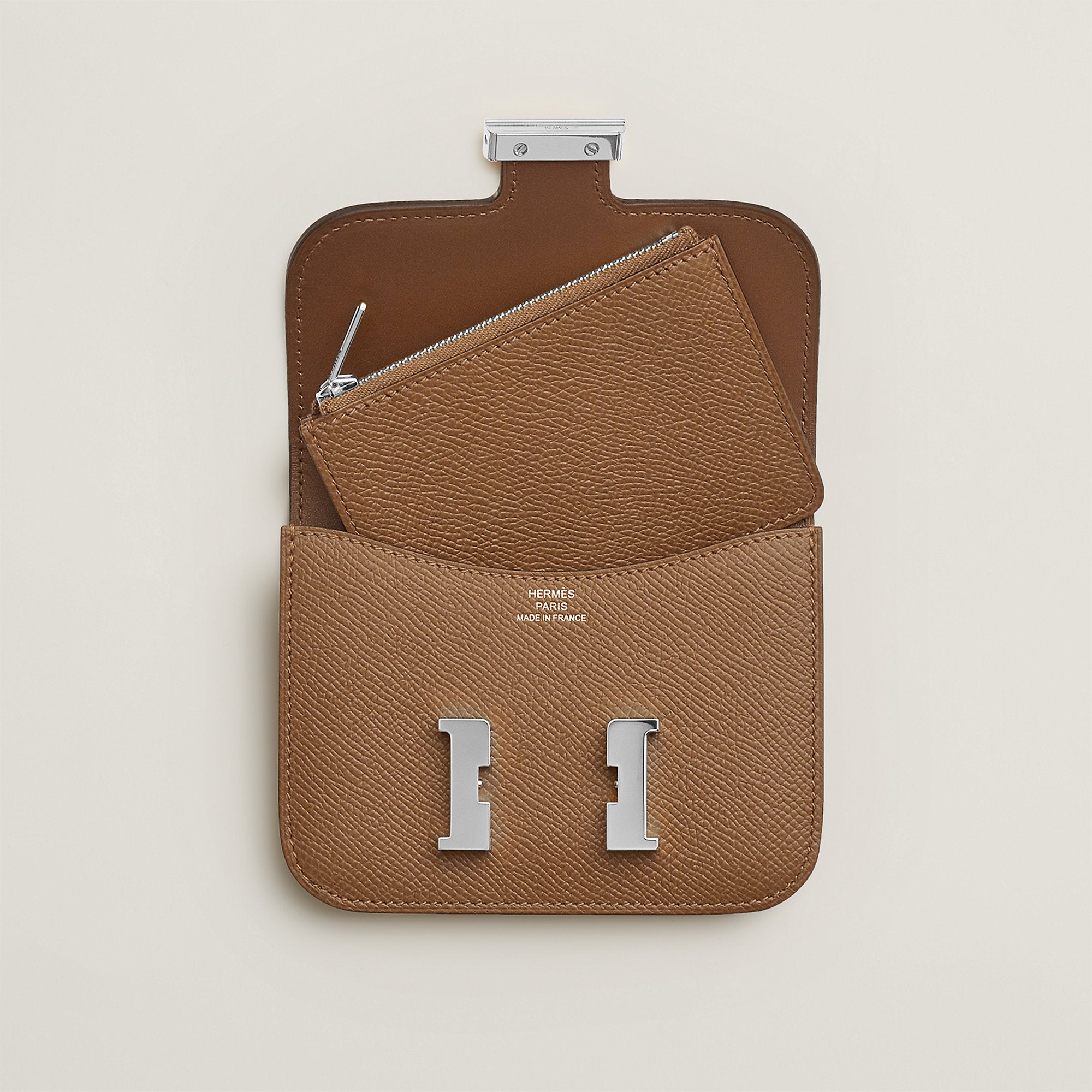  Hermes Constance Slim Wallet Alezan