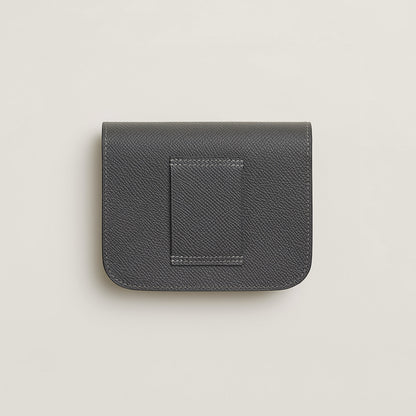  Hermes Constance Slim Wallet Graphite