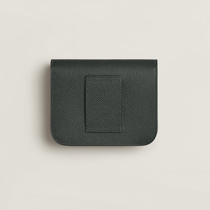  Hermes Constance Slim Wallet Bleu Saphir
