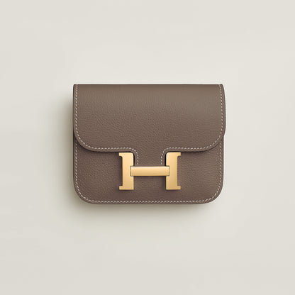  Hermes Constance Slim Wallet Alezan