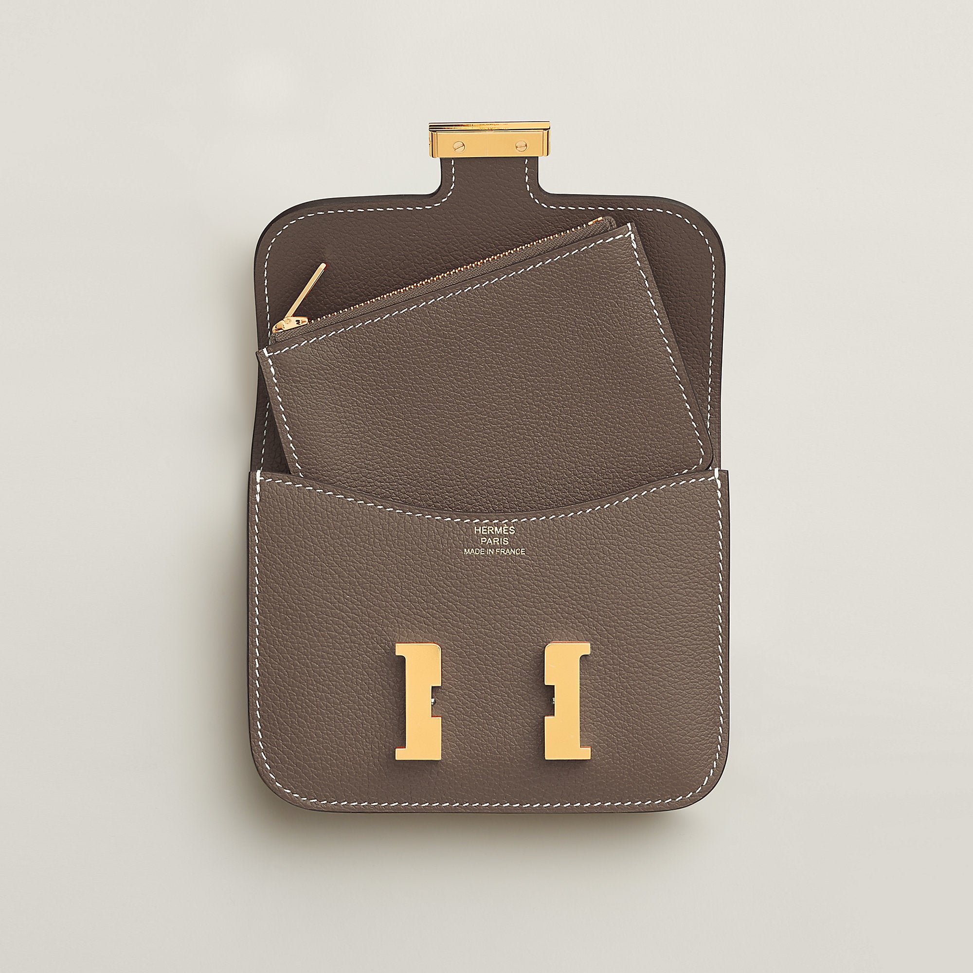  Hermes Constance Slim Wallet Alezan