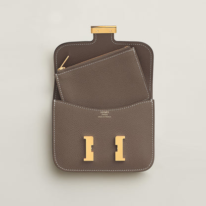  Hermes Constance Slim Wallet Alezan