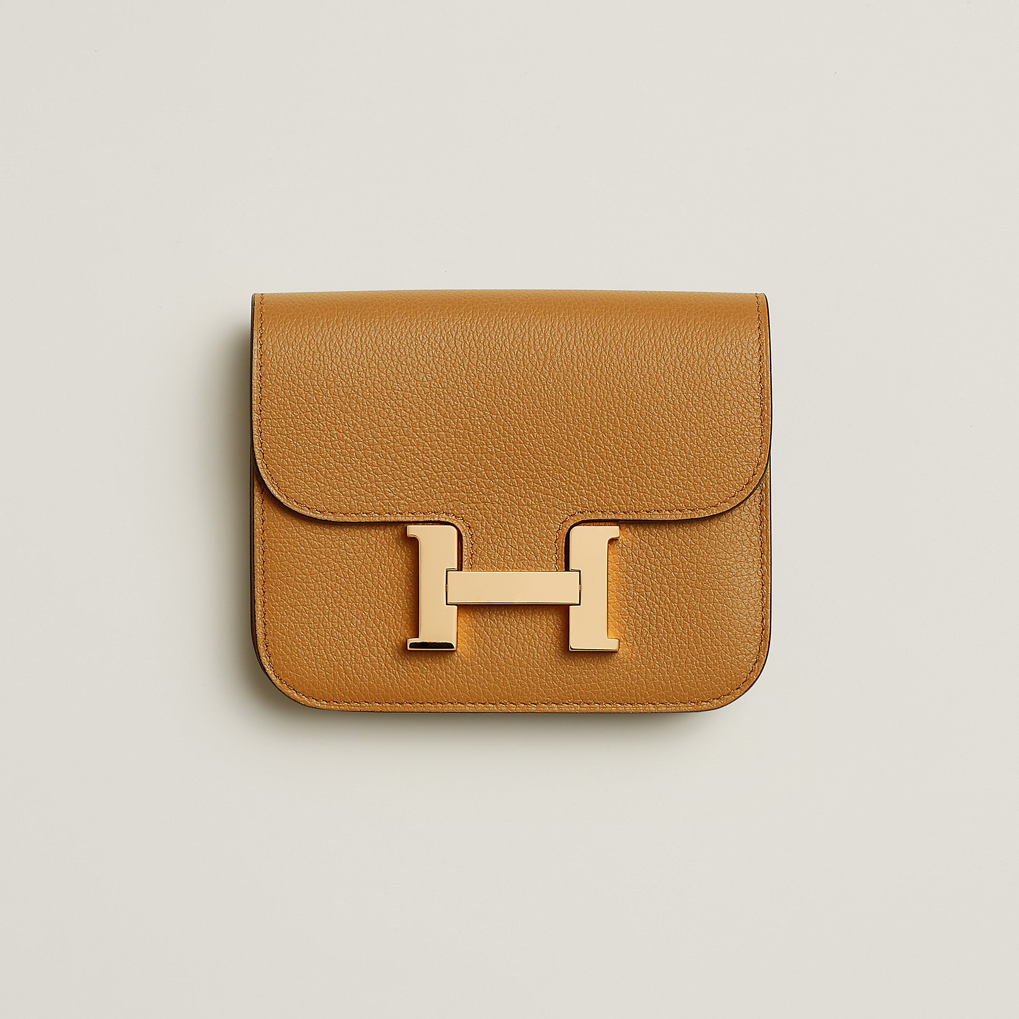  Hermes Constance Slim Wallet Alezan