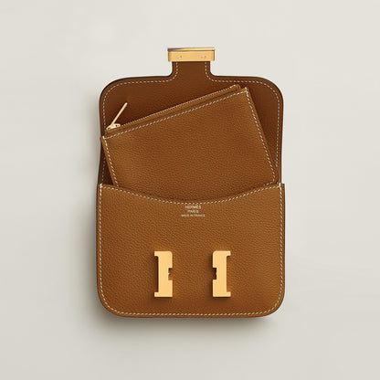  Hermes Constance Slim Wallet Alezan