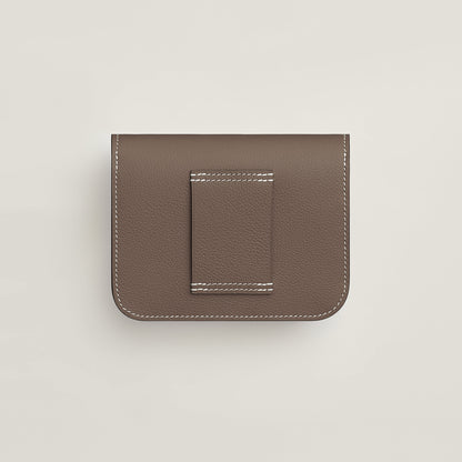  Hermes Constance Slim Wallet Toupe