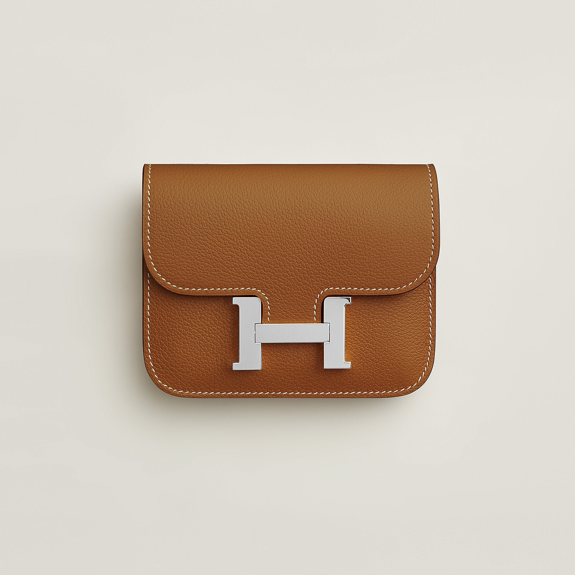  Hermes Constance Slim Wallet Alezan