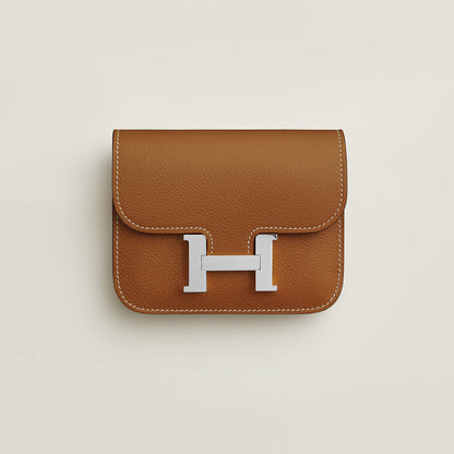  Hermes Constance Slim Wallet Alezan