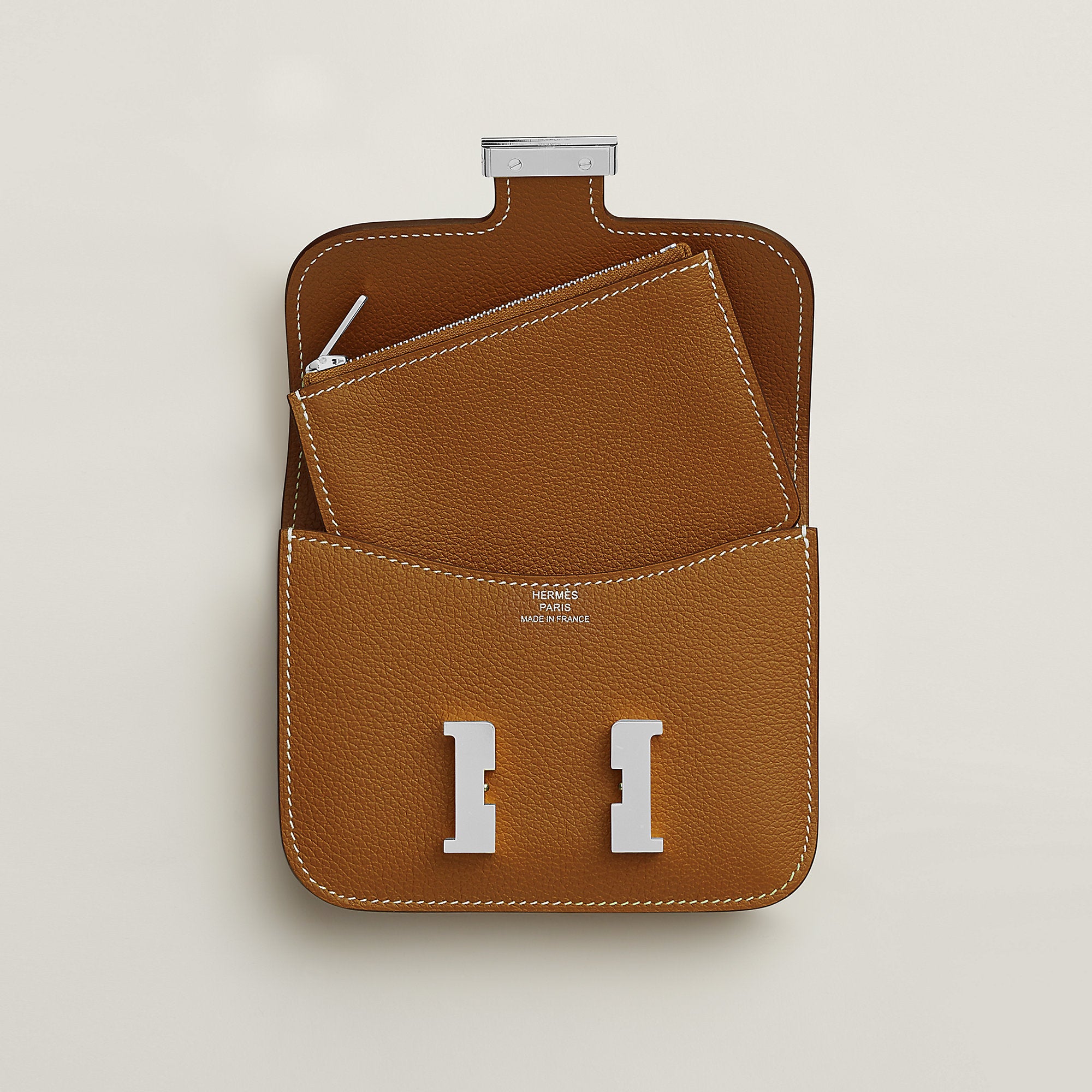  Hermes Constance Slim Wallet Alezan