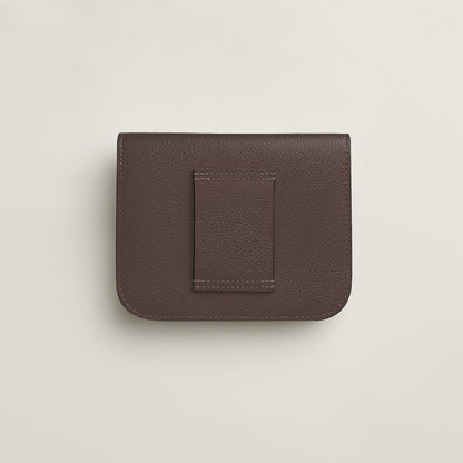  Hermes Constance Slim Wallet Moka