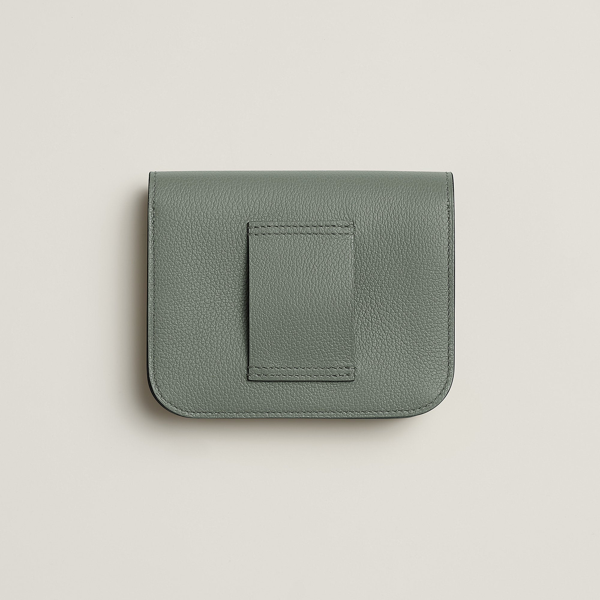  Hermes Constance Slim Wallet Vert Amande