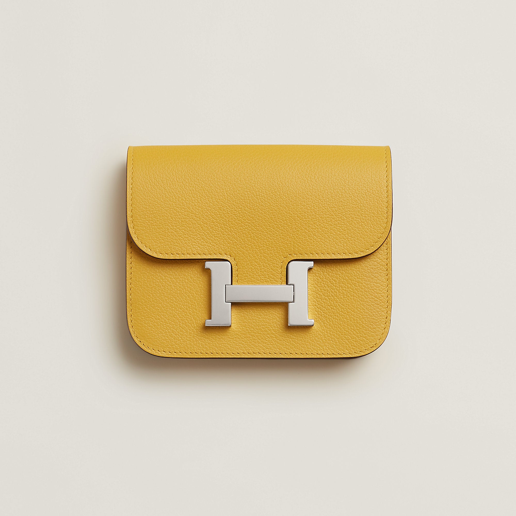  Hermes Constance Slim Wallet Sun