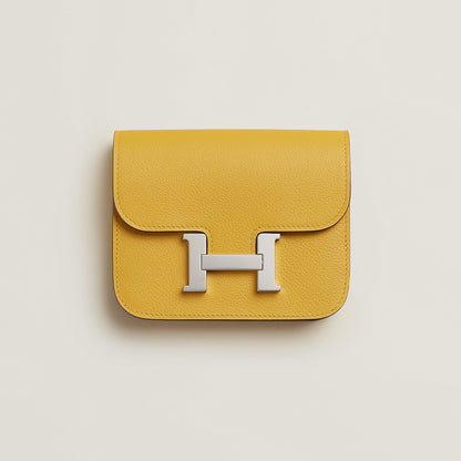  Hermes Constance Slim Wallet Sun