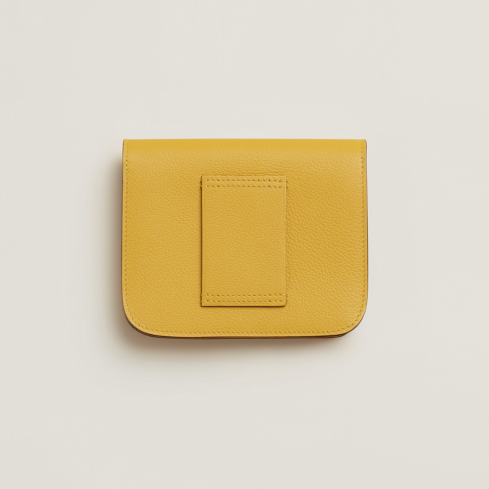  Hermes Constance Slim Wallet Bleu Saphir