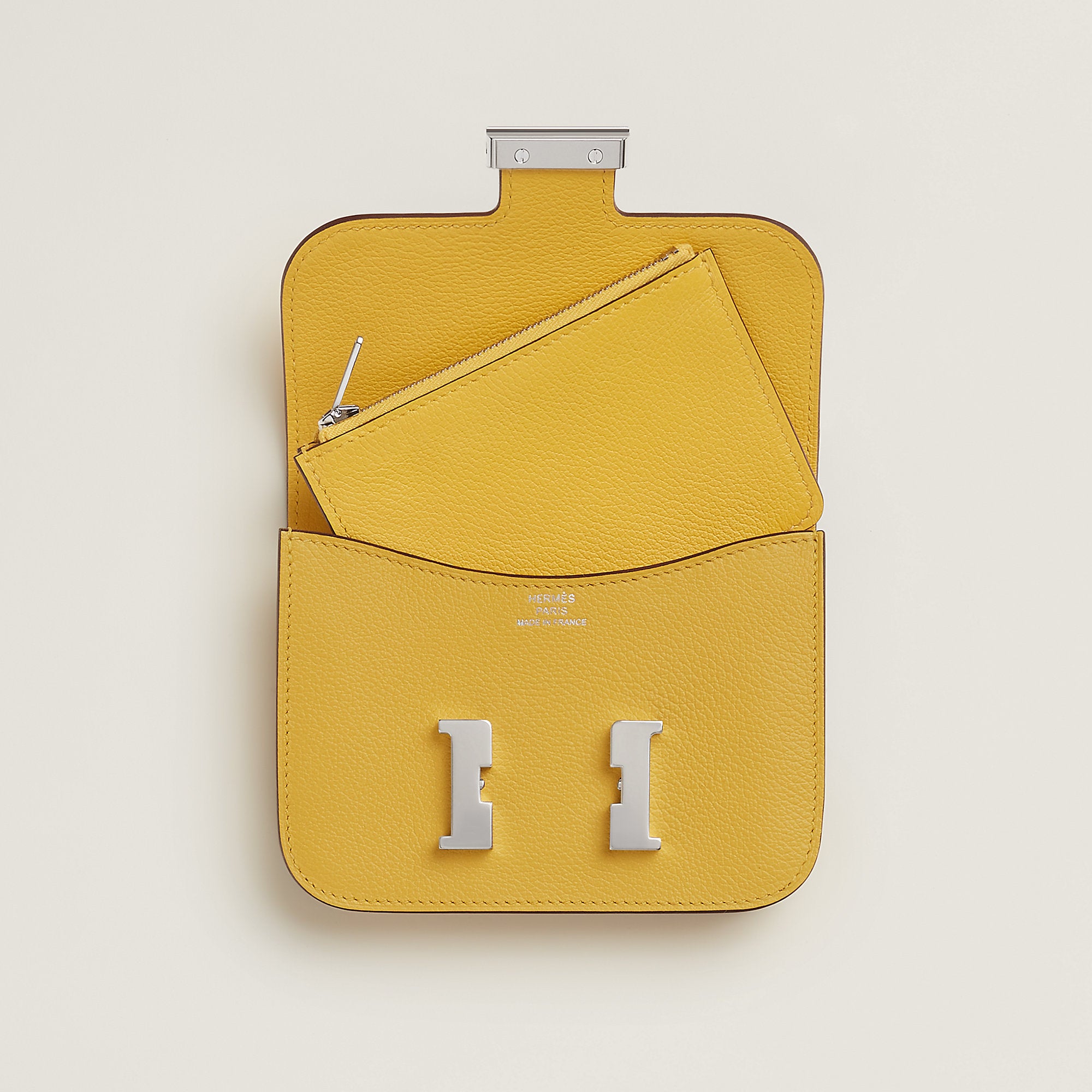  Hermes Constance Slim Wallet Sun