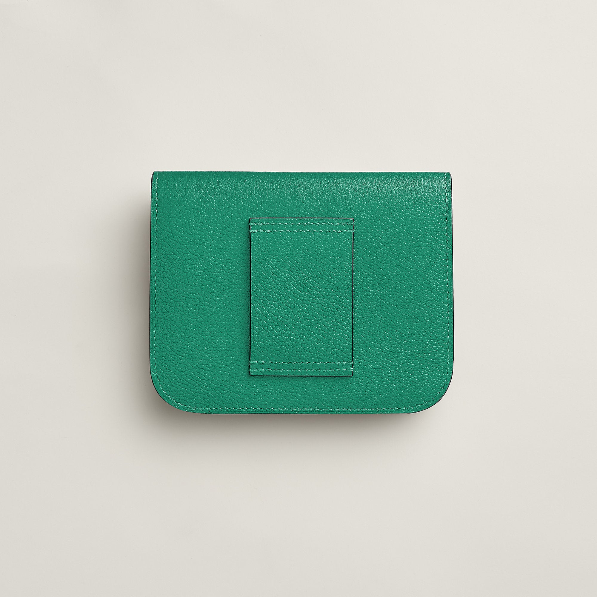  Hermes Constance Slim Wallet Bleu Saphir