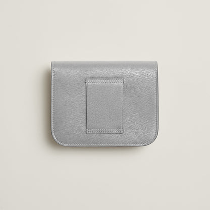  Hermes Constance Slim Wallet Bleu Saphir