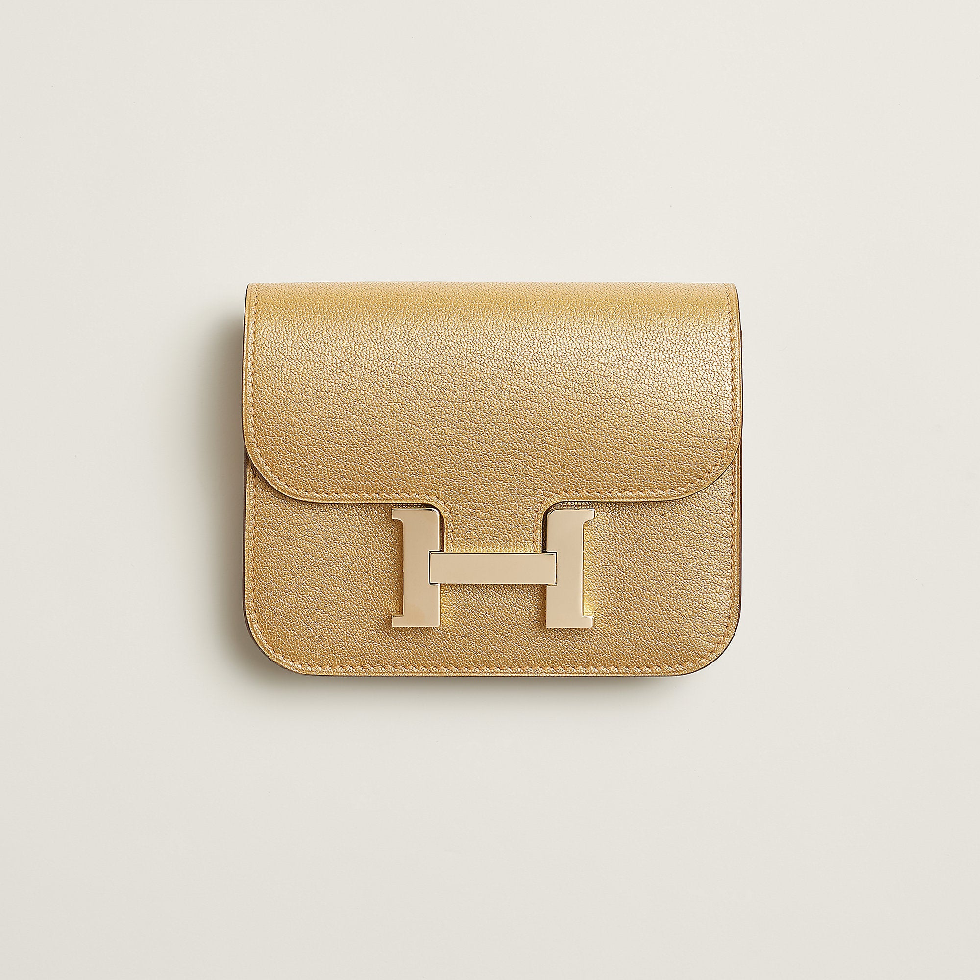  Hermes Constance Slim Wallet Alezan