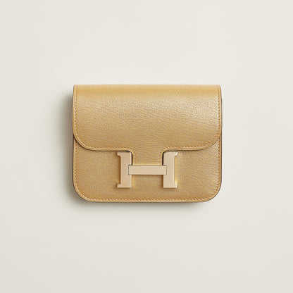  Hermes Constance Slim Wallet Alezan