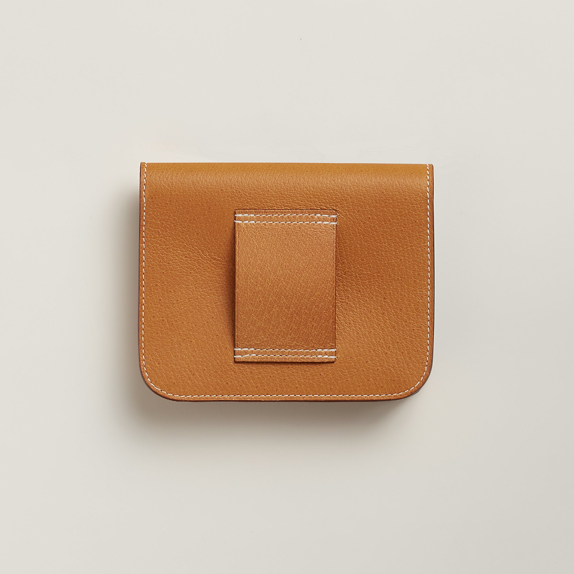  Hermes Constance Slim Wallet Navy