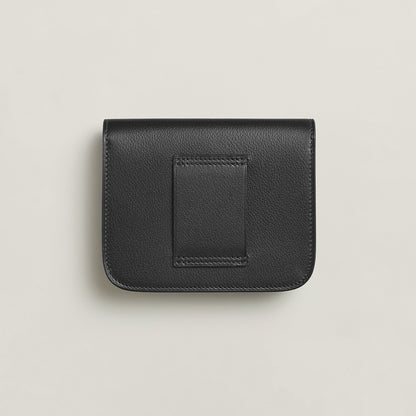  Hermes Constance Slim Wallet Noir